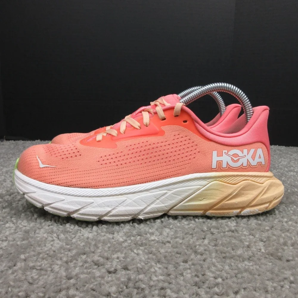 Hoka One One Sneakers Womens Size 7.5 B US Pink Arahi 7 Running Shoes Trainers